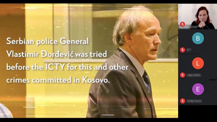 Conférence sur les crimes commis au Kosovo