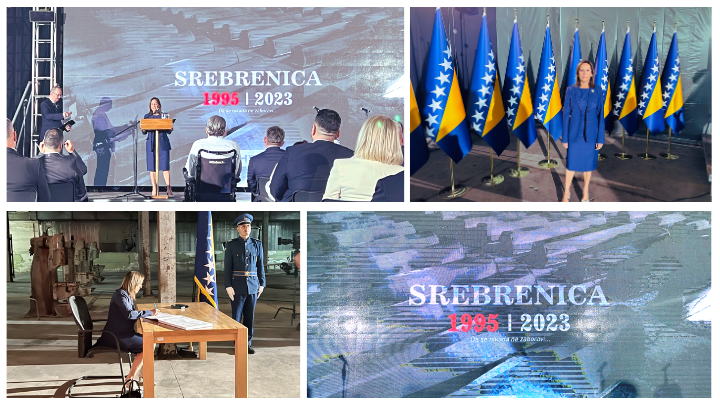 Predsjednica Mehanizma učestvovala u komemoraciji povodom obilježavanja 28. godišnjice genocida u Srebrenici