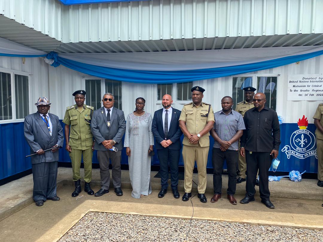 Mr. Tevita Colati, Deputy Chief SSS, Ms. Horejah Bala Gaye, Special Assistant to the Registrar, Mr. Ali Hammoud, Chief SSS, Mr. Masejo, Mr. Hudhaifa Kassim Rashid, a representative of the Arumeru District Commissioner and members of the Arusha Regional Police and Kisongo Community