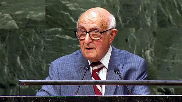 Le Juge Theodor Meron, Président du Mécanisme pour les Tribunaux pénaux internationaux