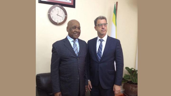 Justice Augustino S. L. Ramadhani and Prosecutor Serge Brammertz