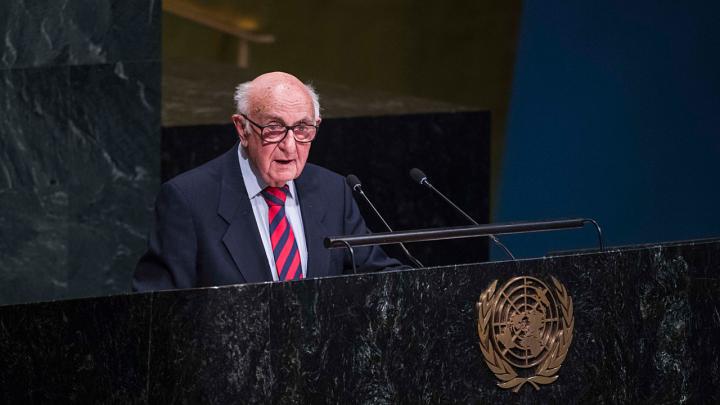 Le Président du Mécanisme pour les Tribunaux pénaux internationaux, Theodor Meron