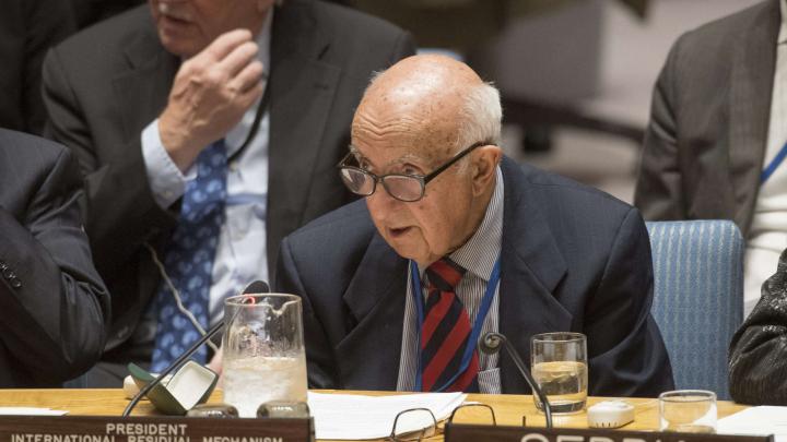 President of the Mechanism for International Criminal Tribunals, Judge Theodor Meron (UN photo)