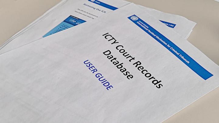 Base de données judiciaires du TPIY - Guide utilisateur