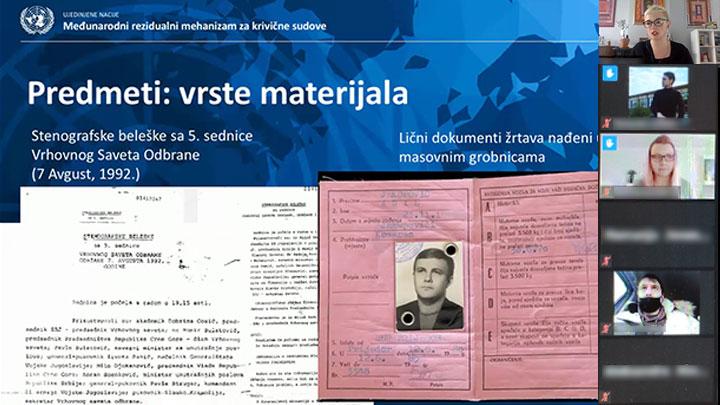 Conférence et atelier sur les archives judiciaires à l’intention d’étudiants serbes en histoire