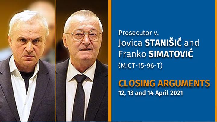 Closing arguments in Prosecutor v. Jovica Stanišić and Franko Simatović