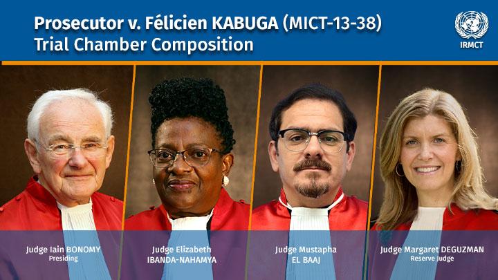 Start of trial in Prosecutor v. Félicien Kabuga at the Mechanism’s Hague branch on Thursday, 29 September 2022