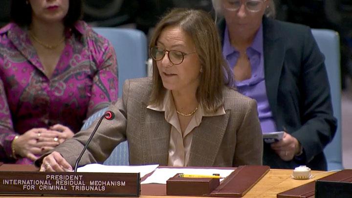 La Présidente Gatti Santana informe le Conseil de sécurité de l’ONU  de l’état d’avancement des travaux du Mécanisme