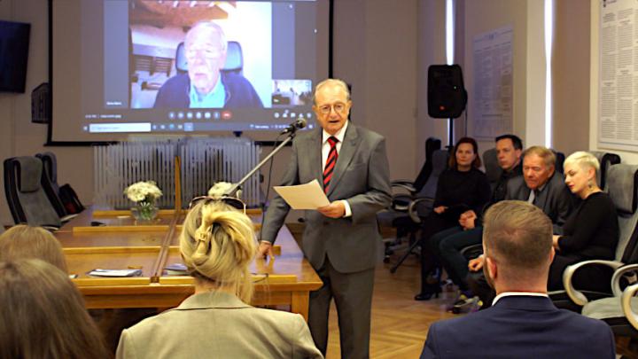 President Agius delivers opening remarks at the launch of the ICTY Oral History project