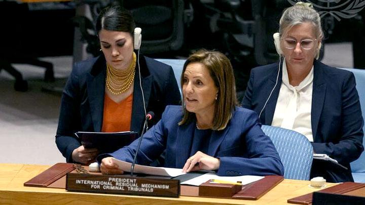 La Présidente Graciela Gatti Santana informe le Conseil de sécurité de l’ONU de l’état d’avancement des travaux du Mécanisme