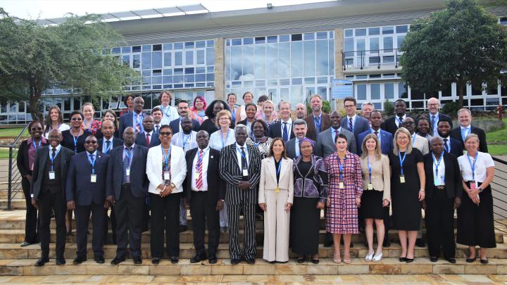 Group photo closure of colloquium 