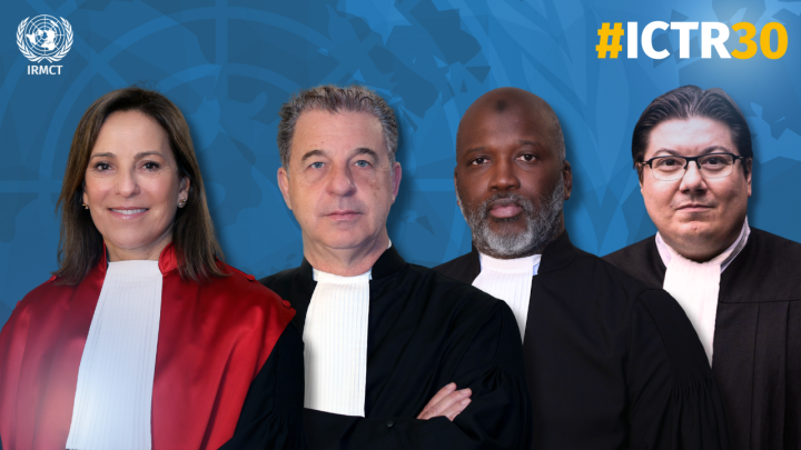Photo of President Gatti Santana, Prosecutor Brammertz, Registrar Tambadou and Mr. Ivetic
