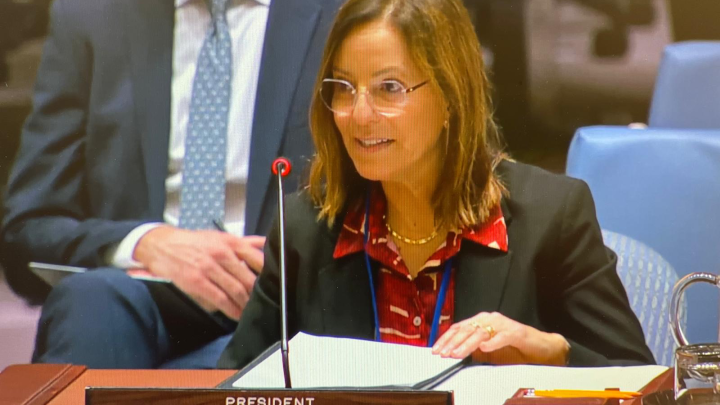 President Gatti Santana at UNSC