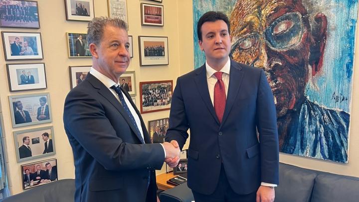 Prosecutor Brammertz meeting Minister Milović