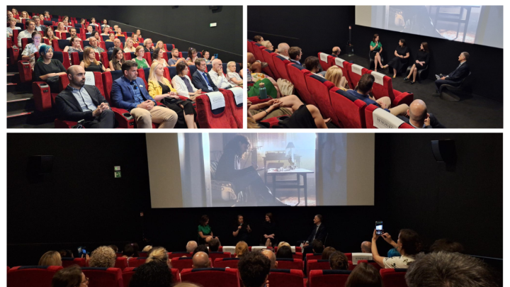 A collage of photos from the event