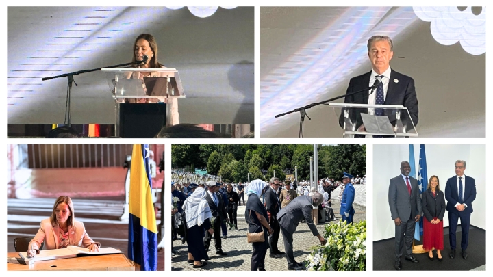 A collage of photos from the events