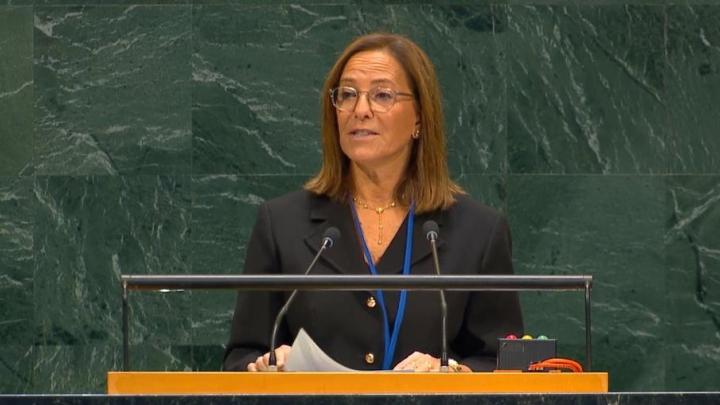 President Gatti Santana addresses United Nations General Assembly