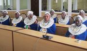 Žene iz plemena Maasai, iz lokalne nevladine organizacije "Return Home Development Organisation" prisustvovale su ovom skupu.