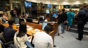 Présentation publique d'une salle d'audience du MTPI - Division de La Haye