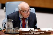 Président Theodor Meron [UN Photo / Evan Schneider]