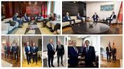 Kolaž fotografija napravljenih tokom posete tužioca Crnoj Gori