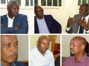 Registrar Abubacarr M. Tambadou with IBUKA representatives in Rwanda