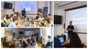 A collage of photos from the event