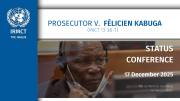 Recording of Status Conference in Kabuga Case Now Available