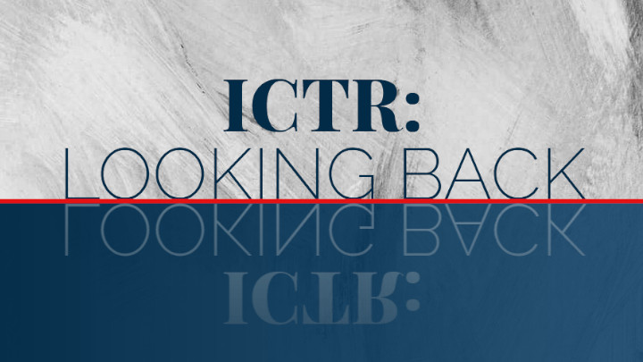 ICTR Looking back banner