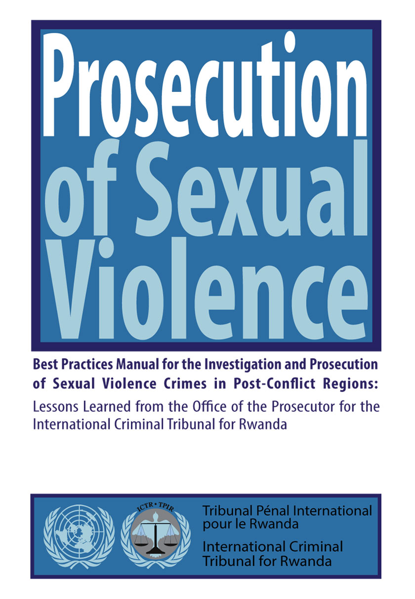 Cover of the Best Practices Manual for the Investigation and Prosecution of Sexual Violence
