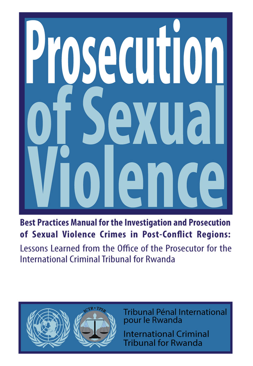 Cover of the Best Practices Manual for the Investigation and Prosecution of Sexual Violence